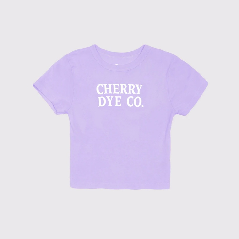NEW Cherry LA Dye Company Employee Baby T (Lavender) Size Medium SOLD OUT